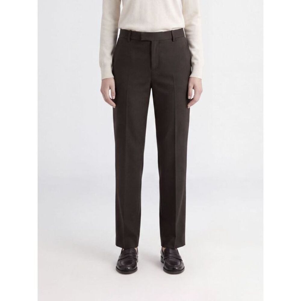 Pt Torino Women High-Waisted Virgin Wool Skinny Tailored Trousers Pt Torino